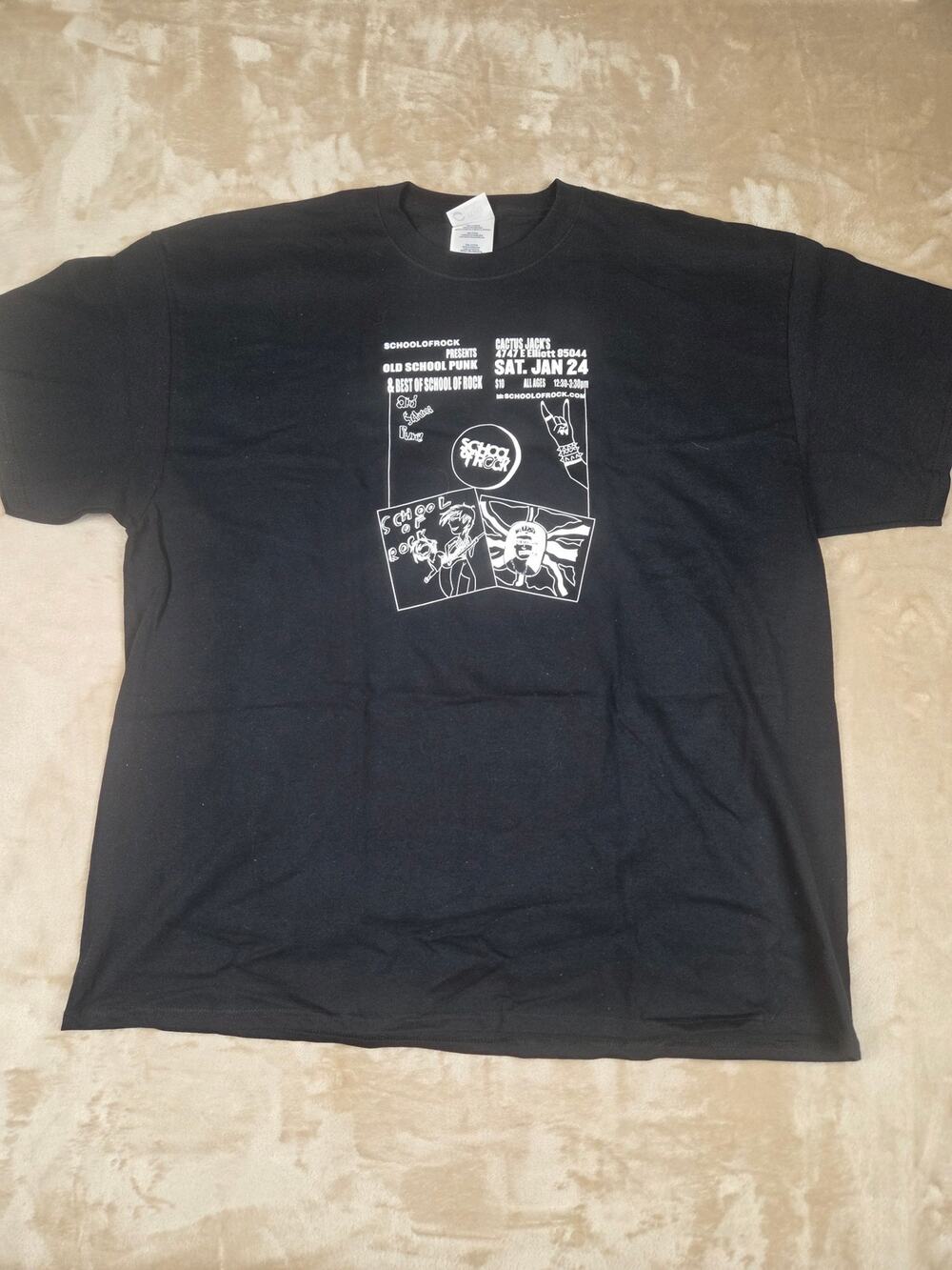 C port and company school of rock t-shirt